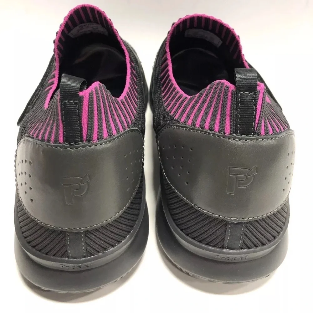 Propet Women’s Travelbound Strap Sneakers Gray, Size 12 Wide